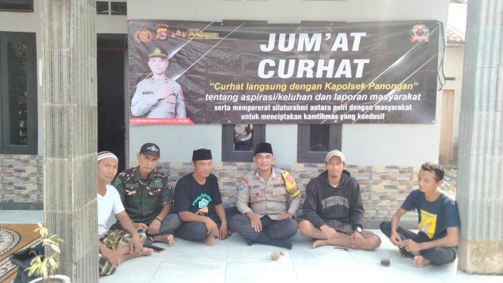 Polsek Panongan Serap Aspirasi Warga Masyarakat Melalui Jumat Curhat
