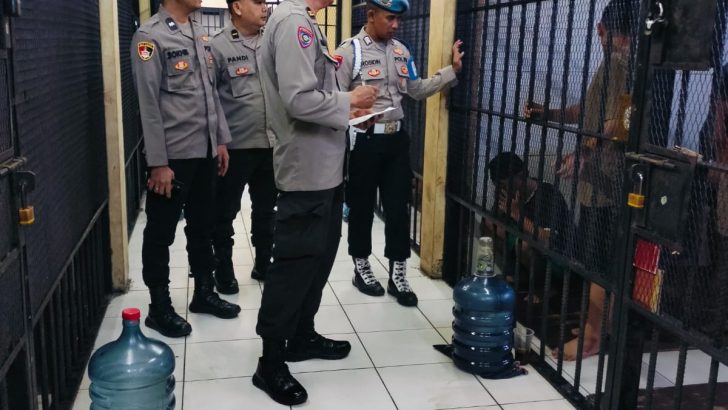 Pengecekan rutin Tahanan Mako Polresta Tangerang
