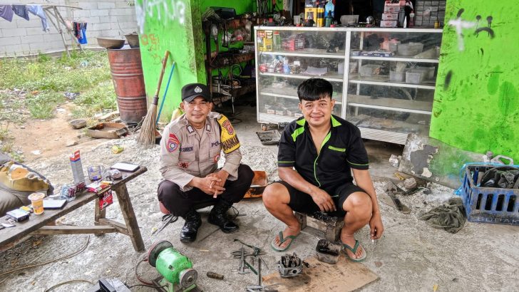 Bripka Rio Sumboyo Laksanakan Sambang DDS Dalam Rangka Cooling System Ajak Jaga Pelihara Kamtibmas