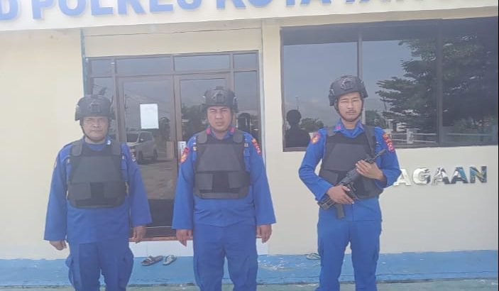 untuk Antisipasi kejahatan piket jaga lakukan patroli keliling mako satpolairud Polresta Tangerang