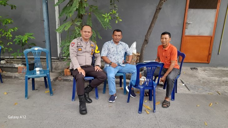 Cooling System, Bhabinkamtibmas Polsek Pasar Kemis Aipda Amhad Agus Hafiudin Sambang Warga