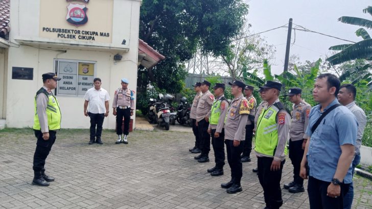 Polsek Cikupa Amankan Jalur VIP untuk Kepulangan Wakil Presiden RI ke Jakarta