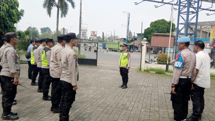 Apel Pengamanan Jalur Kepulangan Wapres RI Digelar di Cikupa