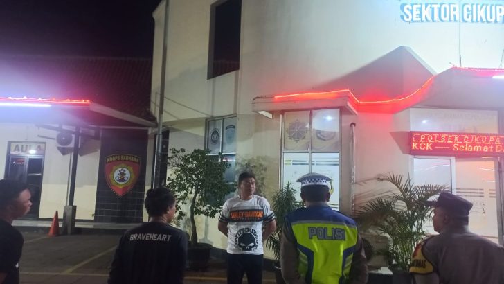 Ops Cipkon Gabungan Polsek Cikupa Amankan Titik Rawan Tawuran dan 3C