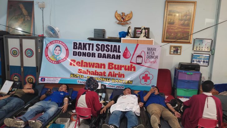 Kapolsek Cikupa Tegaskan Pentingnya Kolaborasi dalam Kegiatan Sosial seperti Donor Darah