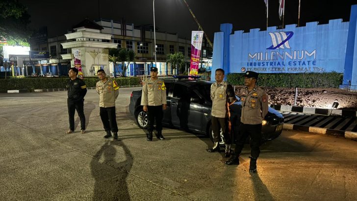 Patroli Malam Cikupa Dipimpin Aiptu MN Firdaus, Antisipasi Kriminalitas