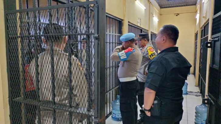 Pengecekan rutin Tahanan Mako Polresta Tangerang