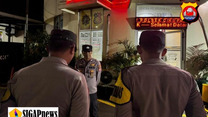 Personel Polsek Cikupa Lakukan Patroli Mobile, Wujudkan Kamtibmas Kondusif