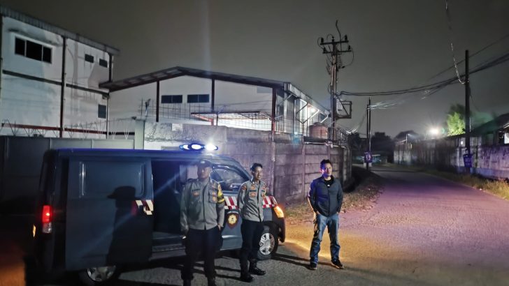 Polsek Cikupa Turun Malam, Pastikan Keamanan di Titik Rawan Kriminal