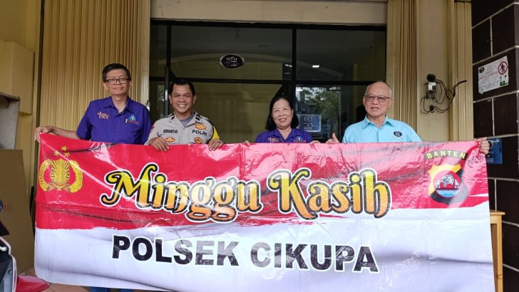 Pengamanan Polsek Cikupa: Ibadah Minggu Kasih Berjalan Lancar di Tiga Gereja