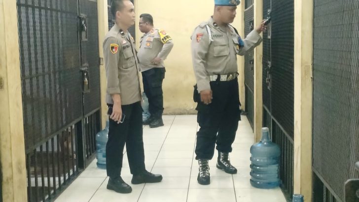 Pengecekan rutin Tahanan Mako Polresta Tangerang
