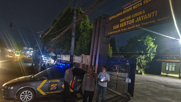 Melaksanakan kegiatan Patroli mobile antisipasi 3c yang di laksanakan Oleh anggota Polsek Cisoka Polresta tangerang