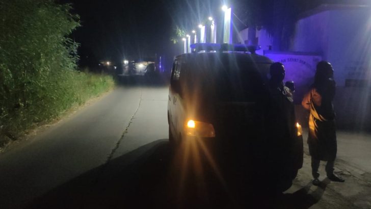 Briptu Rifki Eka gencarkan giat Patroli Mobile malam hari antisipasi Kejahatan Jalanan