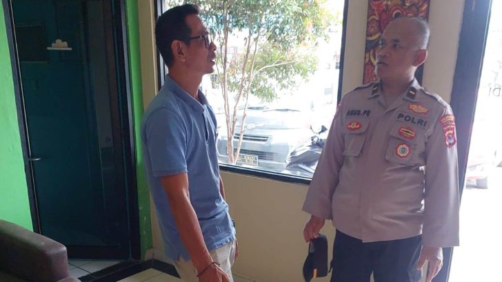 Ajak Jaga Kamtibmas, PS. Kanit Binkamsa Satbinmas Ipda Agus Sambangi Kantor Desa