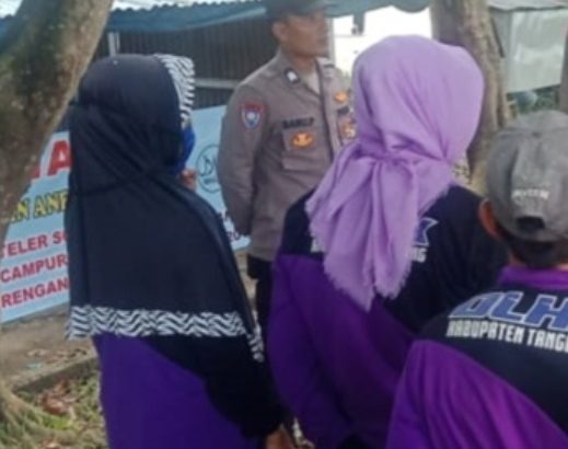 Laksanakan Patroli Kamtibmas, Iptu A. Hambali Berikan Himbauan Kepada Petugas Kebersihan