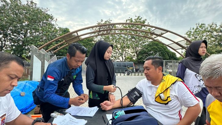 Dokkes Polresta Tangerang Melaksanakan Giat Pemeriksaan Kesehatan Samjas Berkala Kepada Anggota/ASN Polresta Tangerang