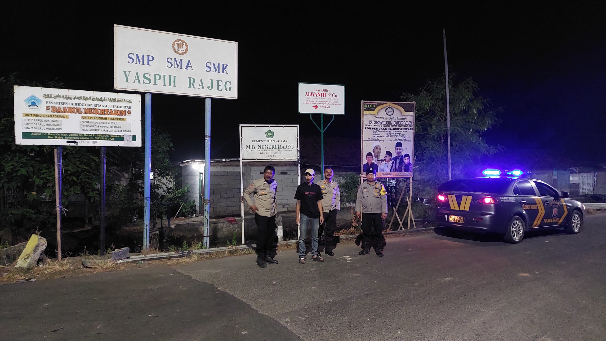 Polsek Rajeg tingkatkan Patroli pada Dini Hari untuk menekan Guantibmas