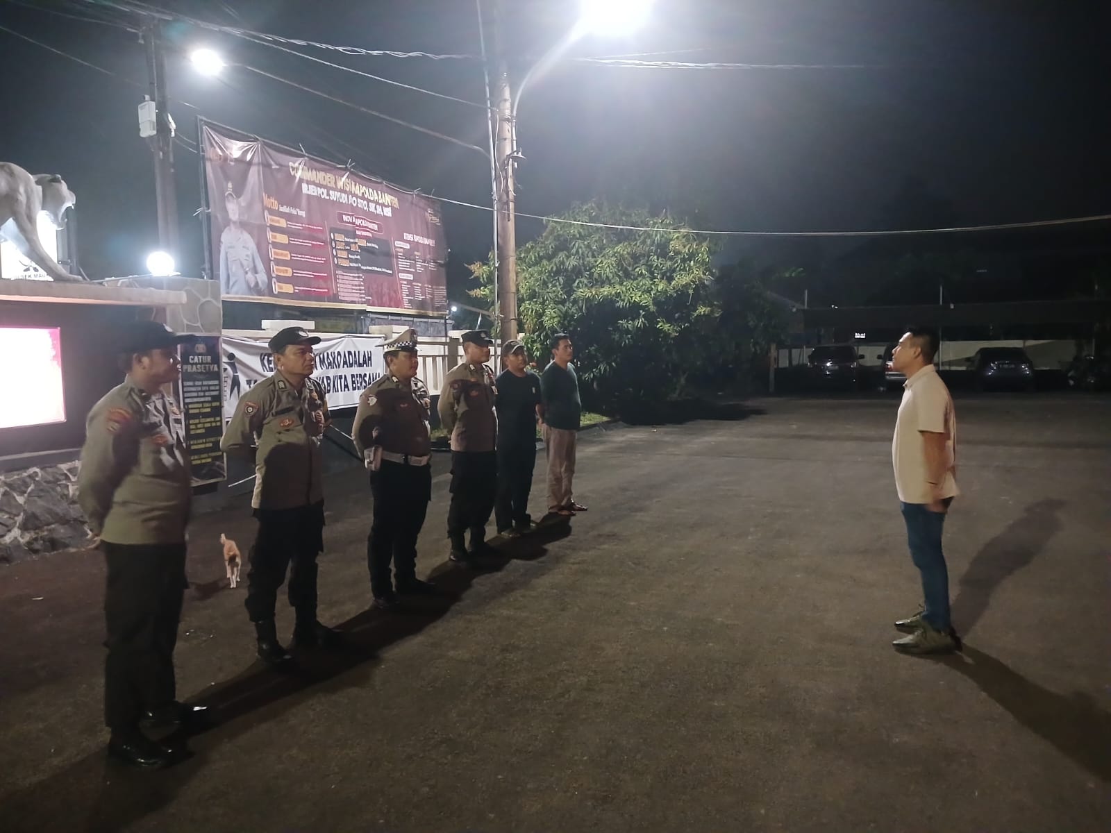 Polsek Mauk Polresta Tangerang Giat Apel Malam Di Lanjutkan Patroli Mobile