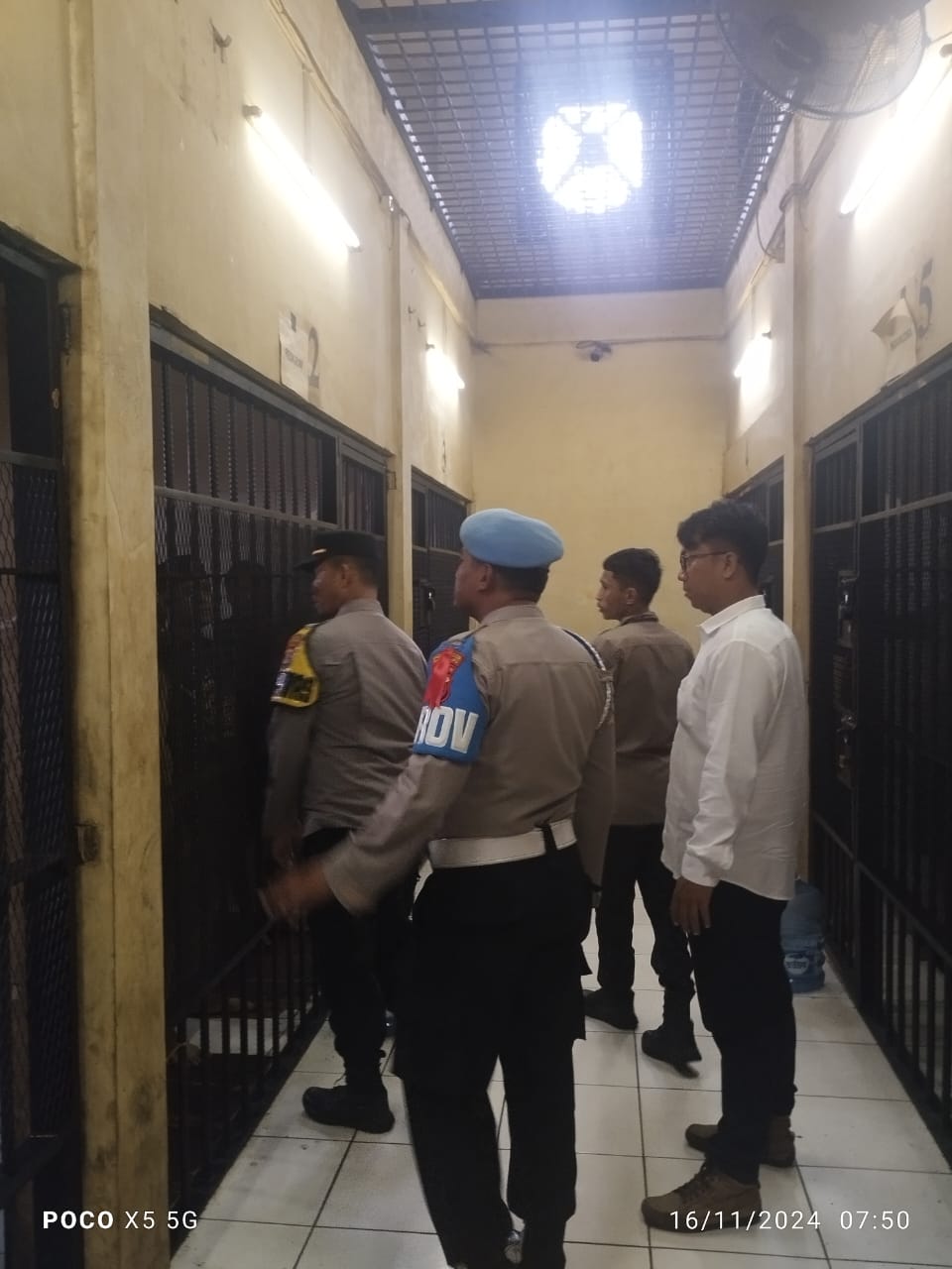 Pengecekan rutin Tahanan Mako Polresta Tangerang