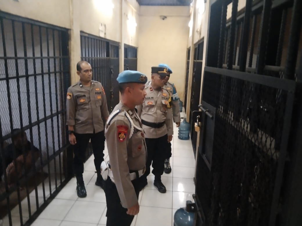 Pengecekan rutin Tahanan Mako Polresta Tangerang