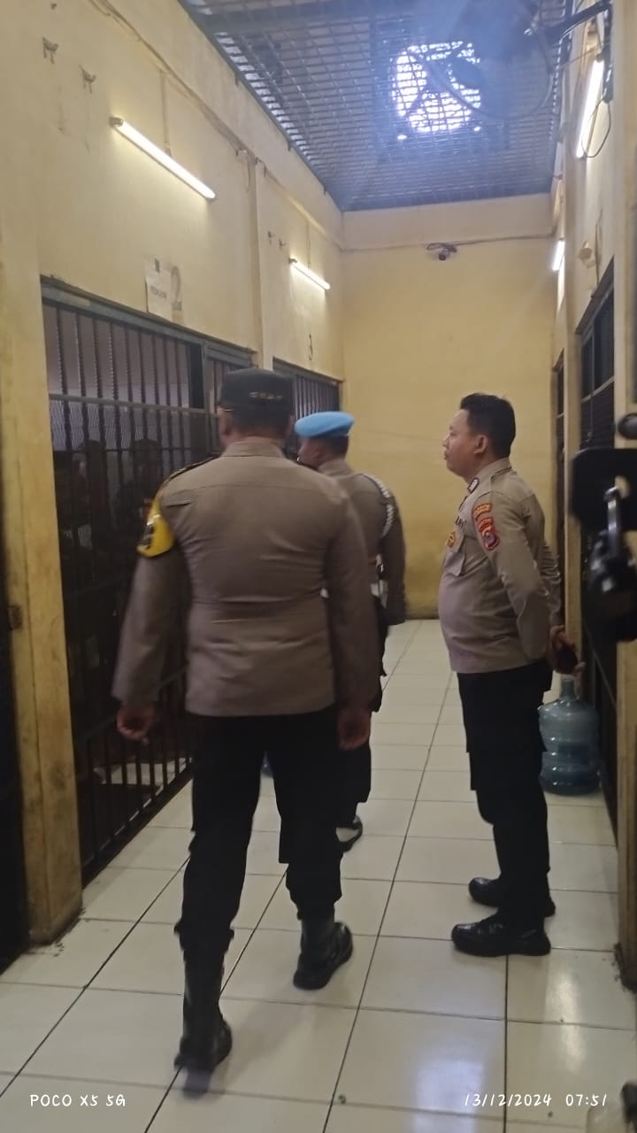Pengecekan rutin Tahanan Mako Polresta Tangerang