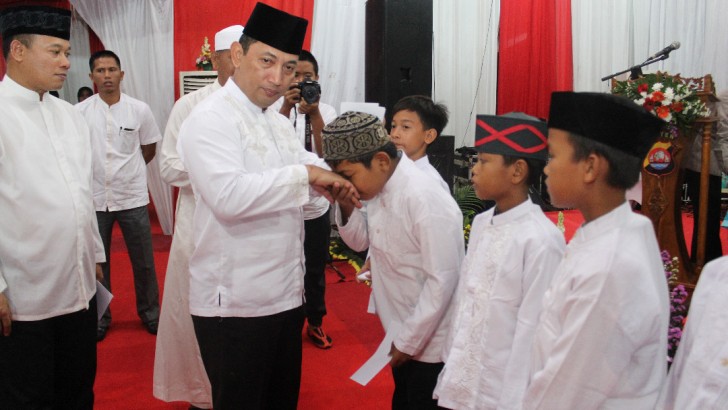 Safari Ramadhan, Polres Kota Tangerang Santuni Ratusan Anak Yatim