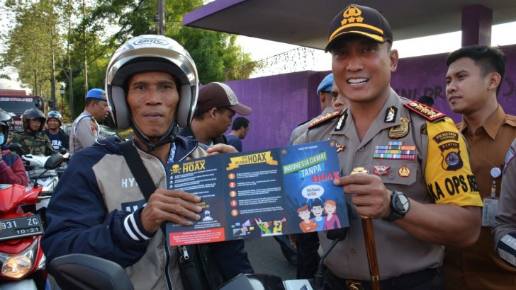 Polresta Tangerang Latih Generasi Milenial Perangi Hoax