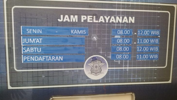 Jam Pelayanan SIM Satlantas Polresta Tangerang