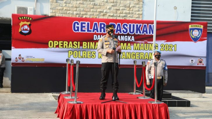 Tekan Gangguan Kamtibmas, Polresta Tangerang Gelar Operasi Bina Kusuma Maung