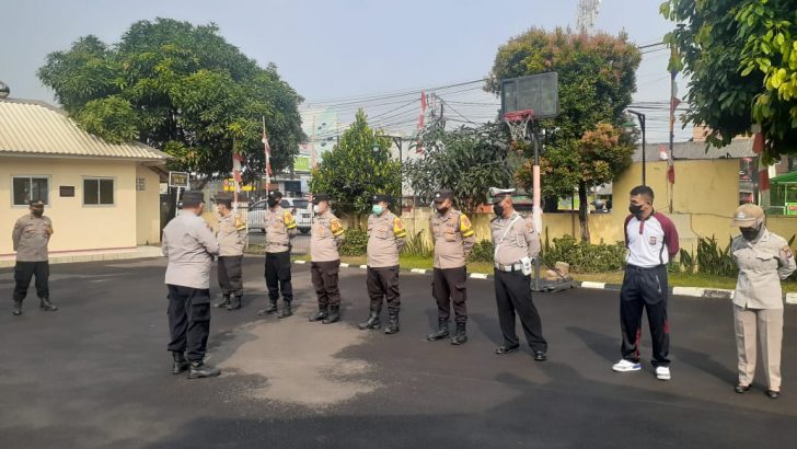 Tingkatkan Displin Polsek Pasar Kemis Polresta Tangerang, Laksanakan Apel Pagi