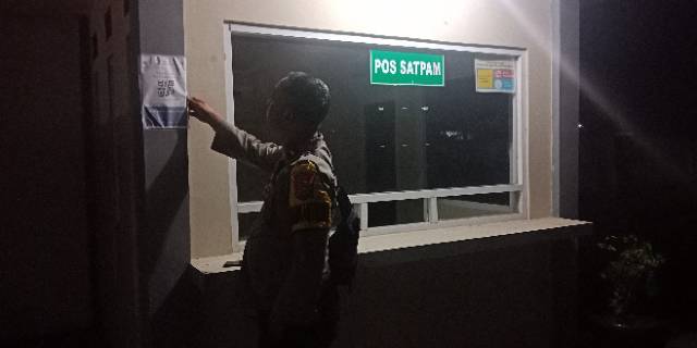 Peronsel Polsek Kronjo Polresta Tangerang Gelar Patroli Barcode, Pastikan Jaga Kamtibmas