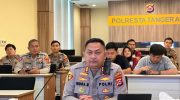 Kabagren Polresta Tangerang mengikuti zoom meeting Zona Integritas