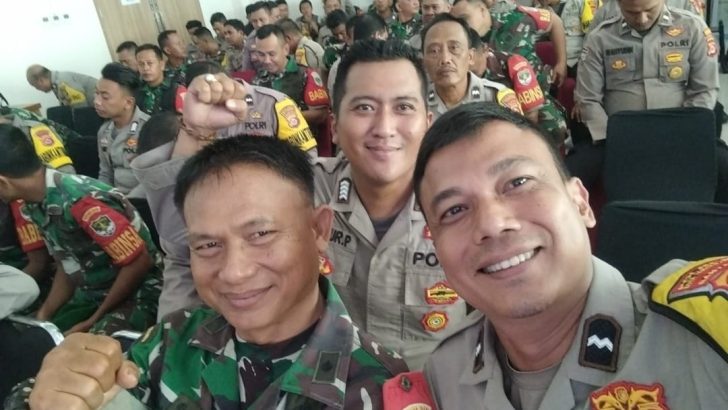 Sinergitas Tiga Pilar TNI-Polri dan Aparatur Pemerintahan Kecamatan Sukamulya.