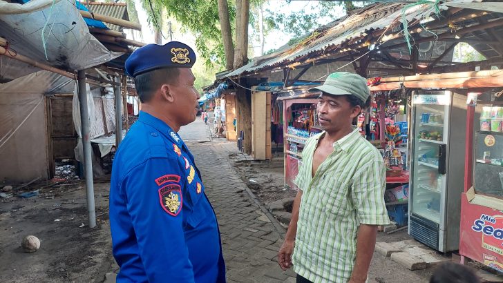 Satpolairud Sampaikan Pesan Kamtibmas Cooling system Kepada Masyarakat Pesisir