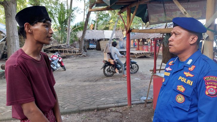 Sampaikan Pesan Kamtibmas Pemilu Damai Satpolairud Lakukan Cooling System