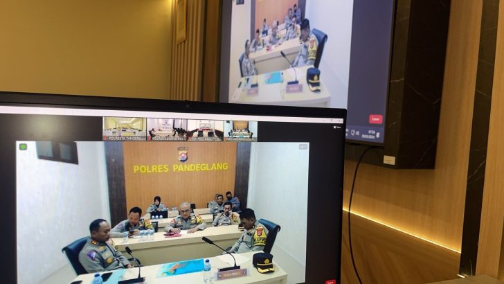 TIK Polresta Tangerang Siapkan Sarana Zoom Meeting Polresta Tangerang