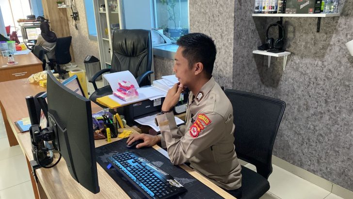 Bagren Polresta Tangerang Mengoptimalkan Aplikasi Sakti