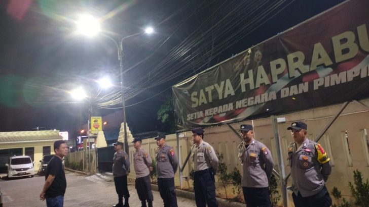 Polsek Cisoka Polresta Tangerang Giat Apel Malam