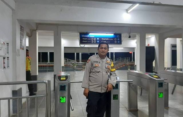 Bhabinkamtibmas Polsek Cisoka melaksanakan Patroli Barcode