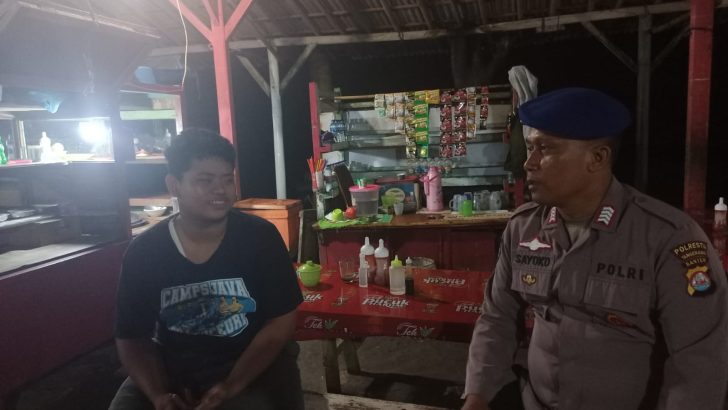 Jaga Wilayah Tetap Aman dan Kondusif Satpolairud Laksanakan Patroli Barcode Malam Hari
