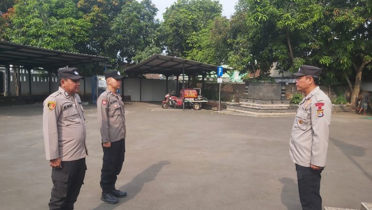 Tingkatkan Kedisiplinan anggota Polsubsektor Jayanti dengan melaksanakan Apel Pagi