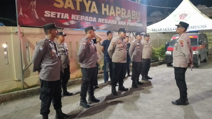 Polsek Cisoka Polresta Tangerang Giat Apel Malam