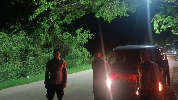 Polsek Mauk Melaksanakan Patroli Kewilayahan Malam Hari Tingkatkan Keamanan Wilayah