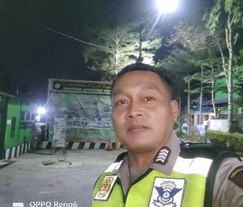Bripka Ludi Patroli Barcode Di Ponpes Tarmub Tigaraksa Antisipasi Kejahatan