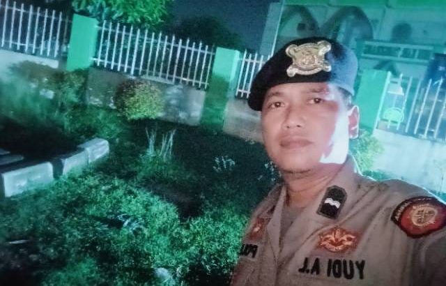 Aipda Yudi Patroli Barcode Di kantor MUI Tigaraksa Antisipasi Kejahatan