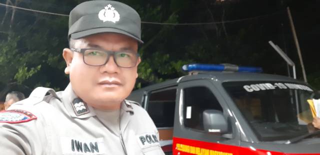 Aiptu Iwan W Patroli Barcode Di Alun -Alun Pemda Tigaraksa Antisipasi Kejahatan