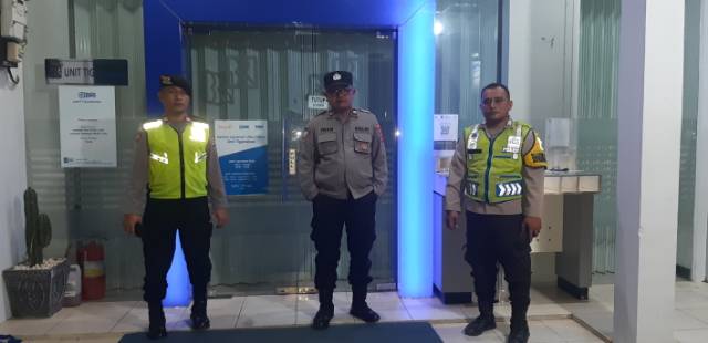 Aiptu Iwan W Patroli Barcode Di Bank BRI Tigaraksa Antisipasi Kejahatan