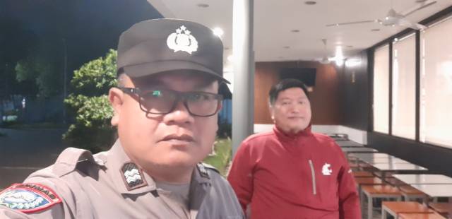 Aiptu Iwan W Patroli Barcode Di Macdonald Tigaraksa Antisipasi Kejahatan