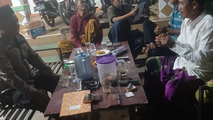 pawas polsek rajeg pimpin patroli mobile