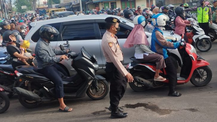 polsek rajeg lakukan strong point